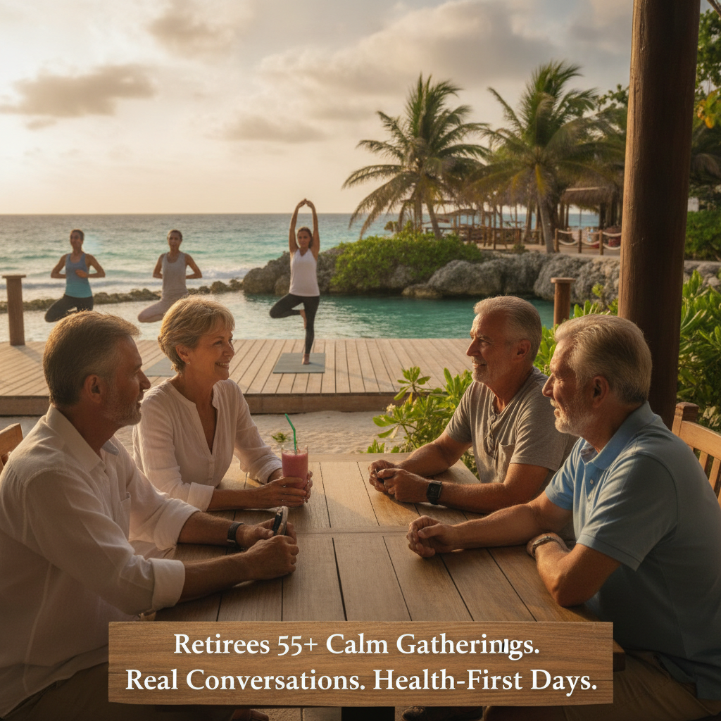 Retirees 65+ community in Playa del Carmen